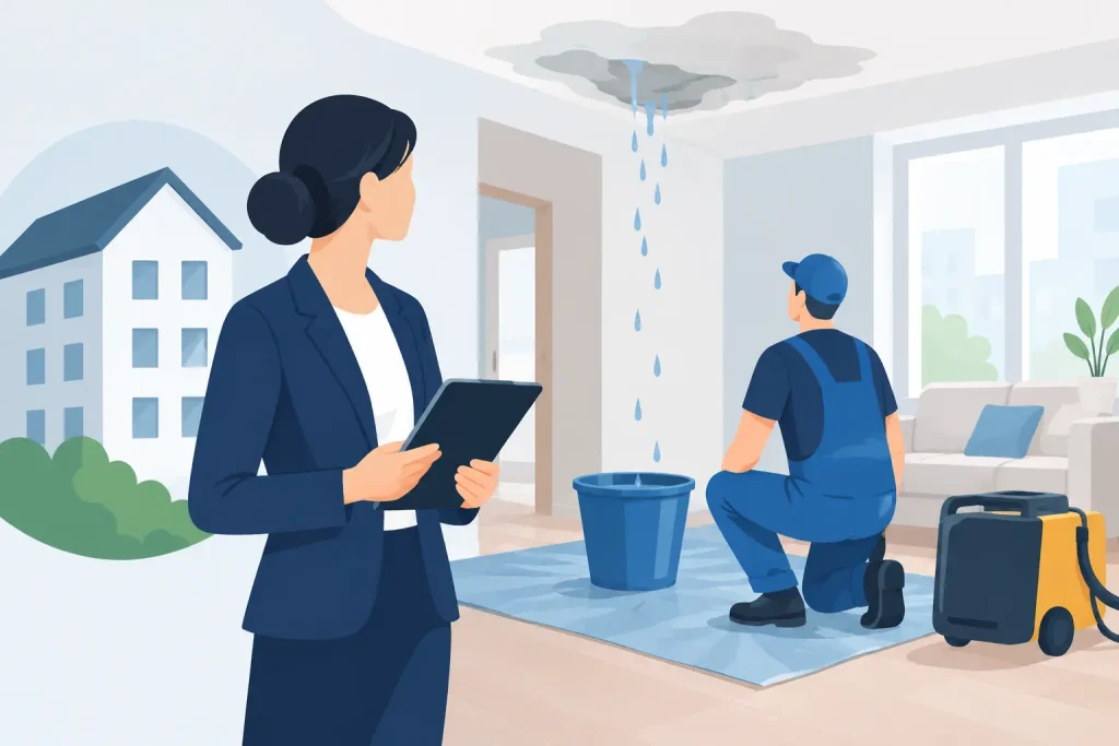 Hausverwaltung und Wasserschaden-Abwicklung