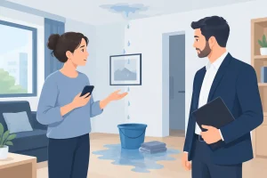 Mieter: Wann Vermieter bei Wasserschaden informieren?